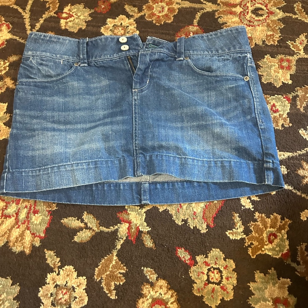 Denim Mini Skirt